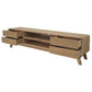PROVIDENCE WHITE CEDAR TIMBER TV UNIT 4 DRAWERS NATURAL - MyChocolateWood