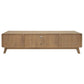 PROVIDENCE WHITE CEDAR TIMBER TV UNIT 4 DRAWERS NATURAL - MyChocolateWood