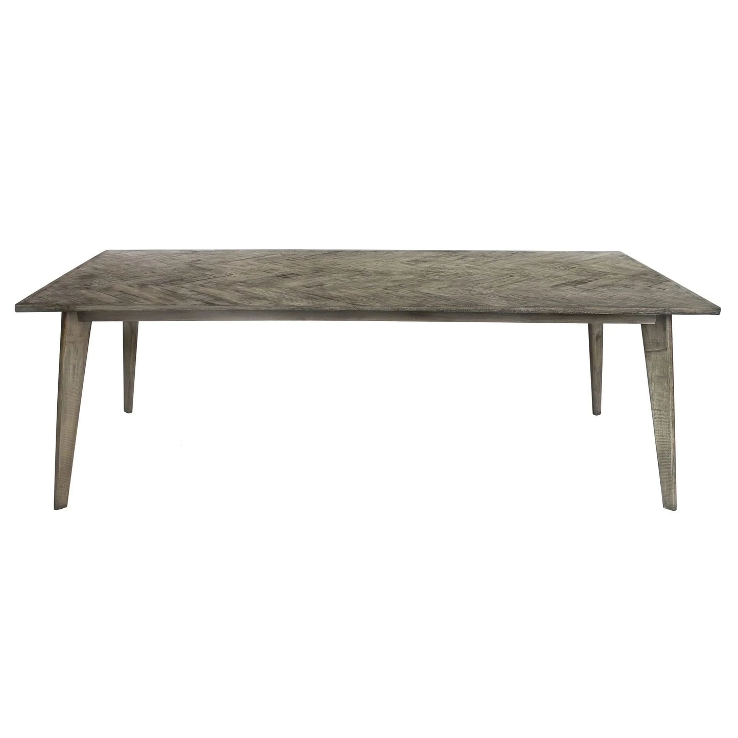 PRYOR RECLAIMED MANGO WOOD DINING TABLE GREY 240CM - MyChocolateWood