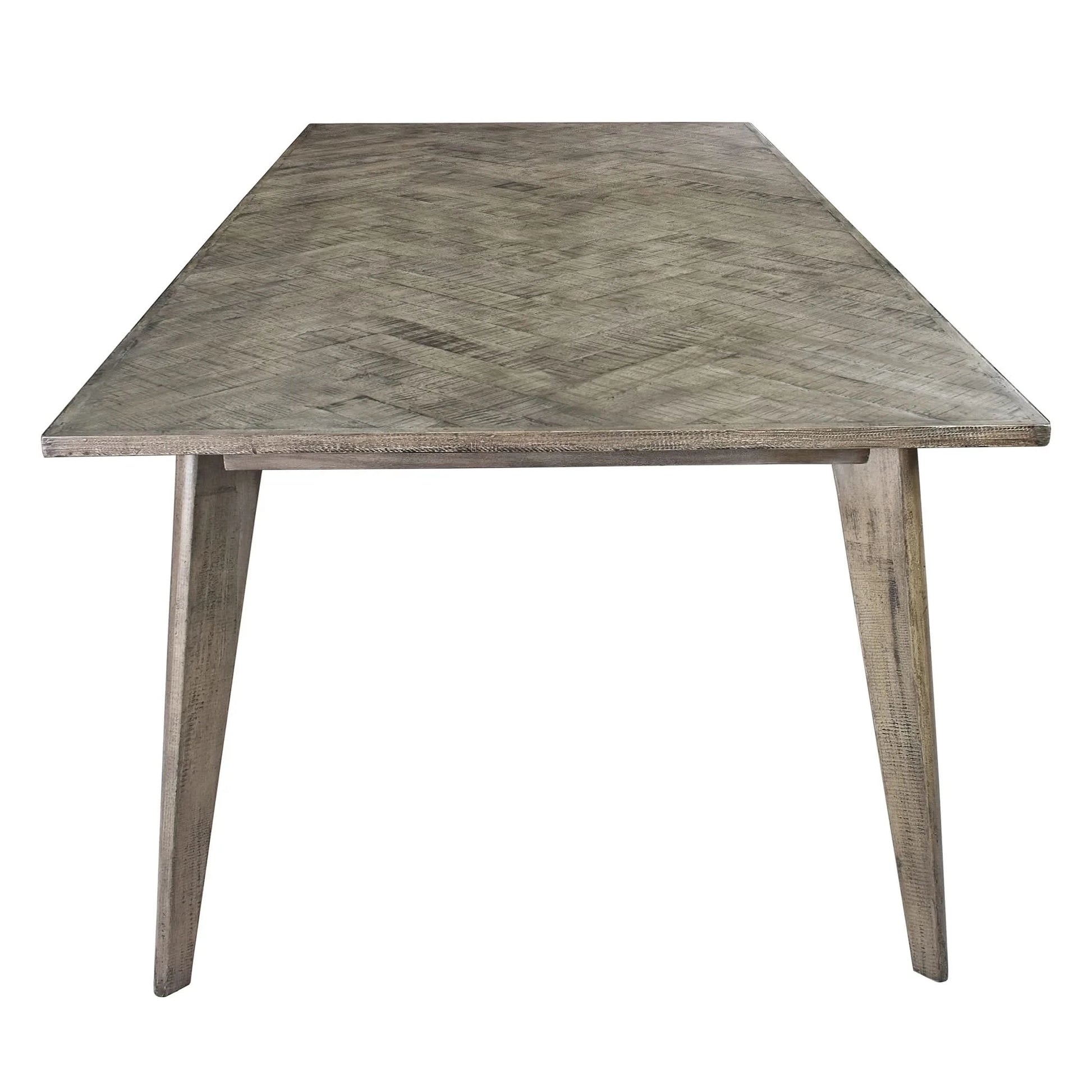 PRYOR RECLAIMED MANGO WOOD DINING TABLE GREY 240CM - MyChocolateWood