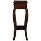 QUEEN ANN 1 DRAW CABRIOL LEG PLANT STAND - MAHOGANY - MyChocolateWood
