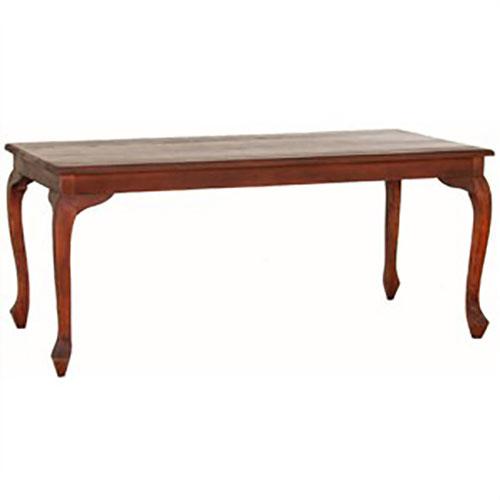 Queen Ann Solid Mahogany Timber 180cm Dining Table - Mahogany - MyChocolateWood