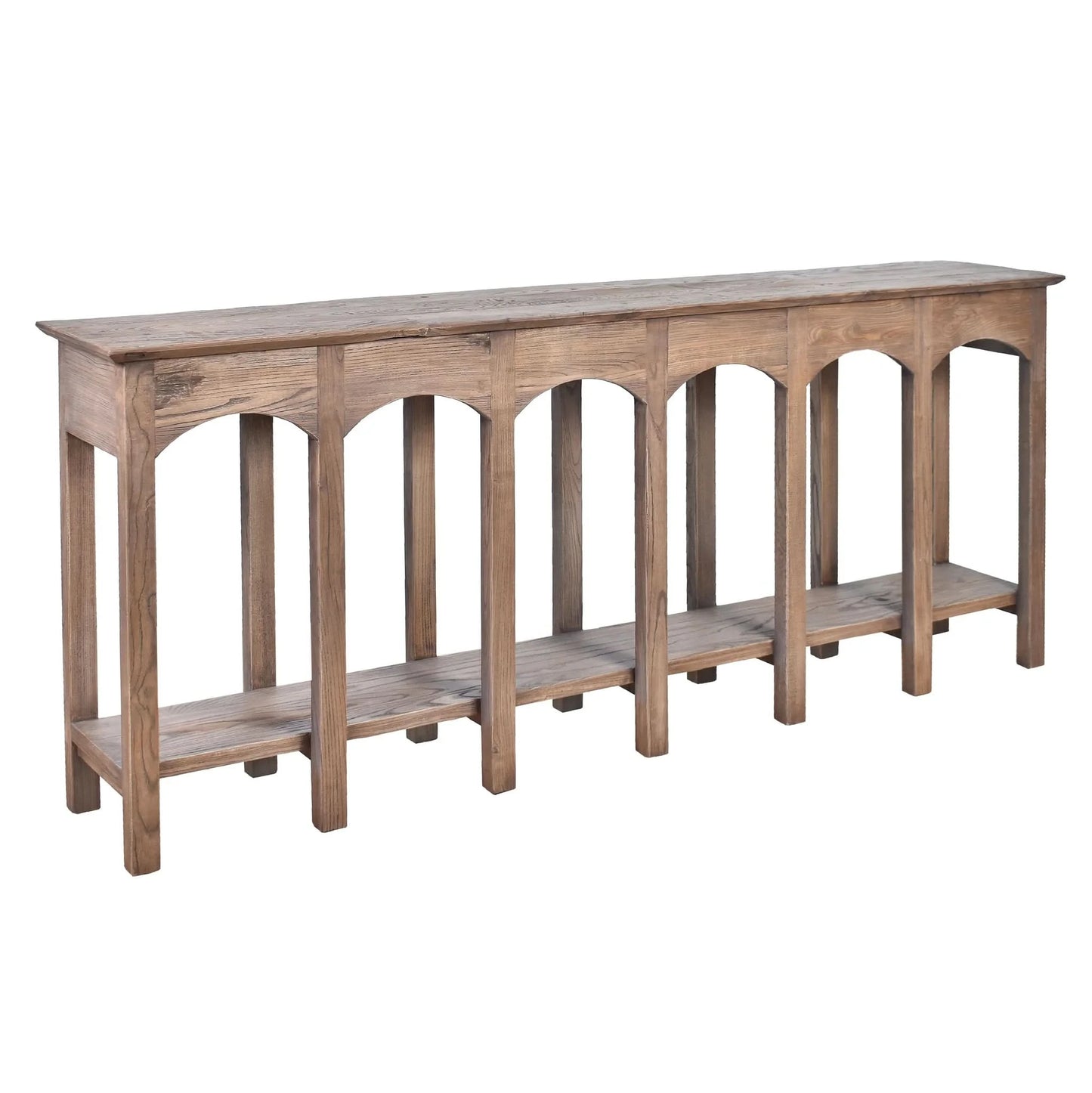 QUINCY VIADUCT OLD ELM CONSOLE/HALL TABLE IN RECLAIMED ELM NATURAL - MyChocolateWood