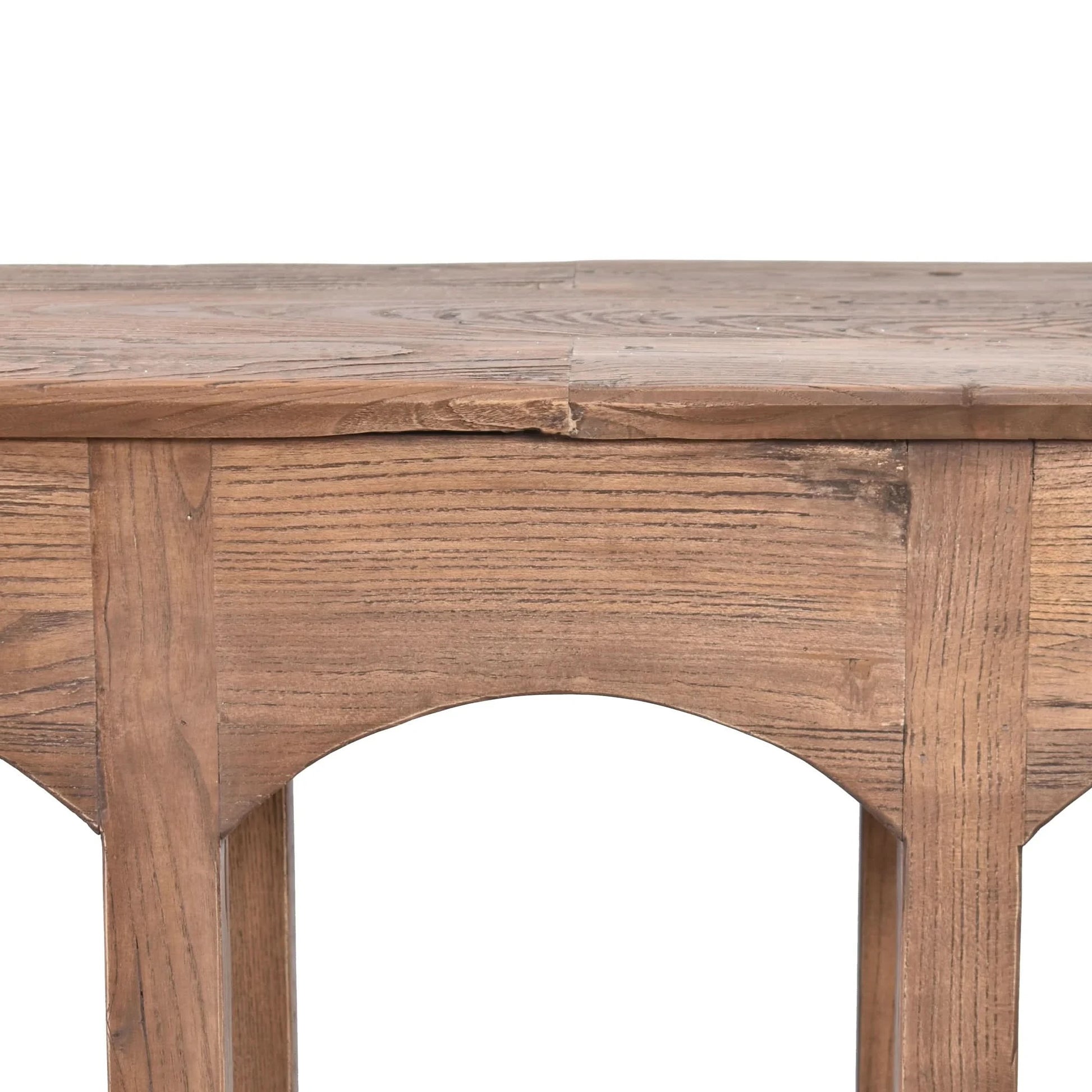 QUINCY VIADUCT OLD ELM CONSOLE/HALL TABLE IN RECLAIMED ELM NATURAL - MyChocolateWood
