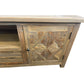RECYCLED ELM 150CM PARQUETRY TOP TV UNIT - MyChocolateWood