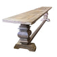 RHIANNON FARMHOUSE HAMPTON STYLE RUSTIC BENCH 230CM - MyChocolateWood
