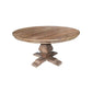 RHIANNON ROUND DINING TABLE IN RECYCLED ELM 150CM DIAMETER - MyChocolateWood
