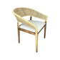 RICCO HAMPTON'S MINDI WOOD & NATURAL RATTAN DINING CHAIR ARMCHAIR MINDY LEGS - MyChocolateWood