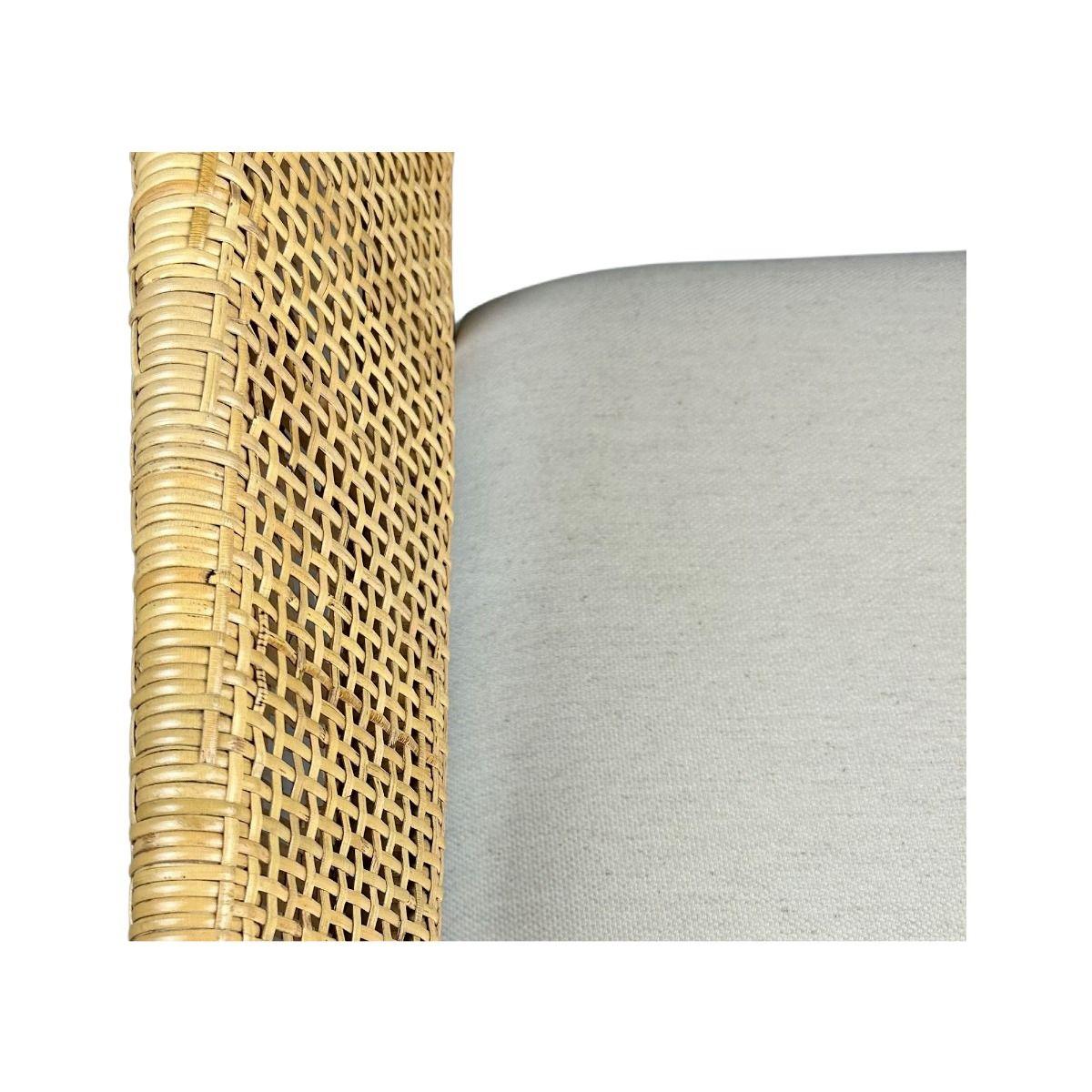 RICCO HAMPTON'S MINDI WOOD & NATURAL RATTAN DINING CHAIR ARMCHAIR MINDY LEGS - MyChocolateWood