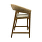 RICCO HAMPTONS COUNTER STOOL WHITEWASH RATTAN BROWN MINDY LEGS - MyChocolateWood