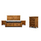 RICHMOND QUEEN SIZE BED WITH TALLBOY AND TWO BEDSIDE TABLES - PACKAGE DEAL - MyChocolateWood