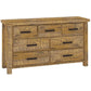 RICHMOND SOLID PINE DRESSER/CHEST OF 3 OVER 4 DRAWERS - MyChocolateWood