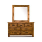 RICHMOND SOLID PINE DRESSER/DRESSING TABLE/CHEST OF 3 OVER 4 DRAWERS + MIRROR PACKAGE DEAL - MyChocolateWood