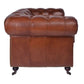 RIMINI HAMPTON COURT AGED LEATHER ARMCHAIR - MyChocolateWood
