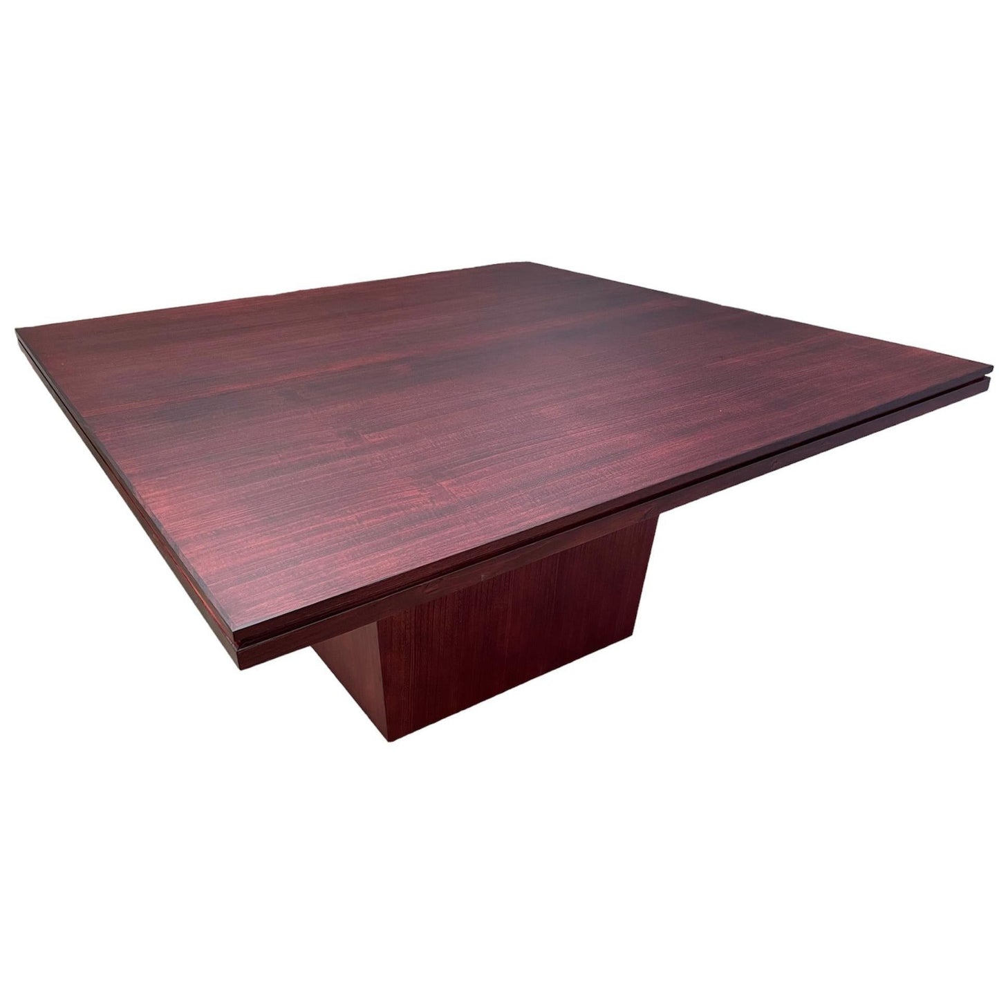 ROSA TASSIE OAK SQUARE DINING TABLE IN DARK WALNUT1800MM MADE TO ORDER - MyChocolateWood