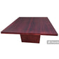 ROSA TASSIE OAK SQUARE DINING TABLE IN DARK WALNUT1800MM MADE TO ORDER - MyChocolateWood
