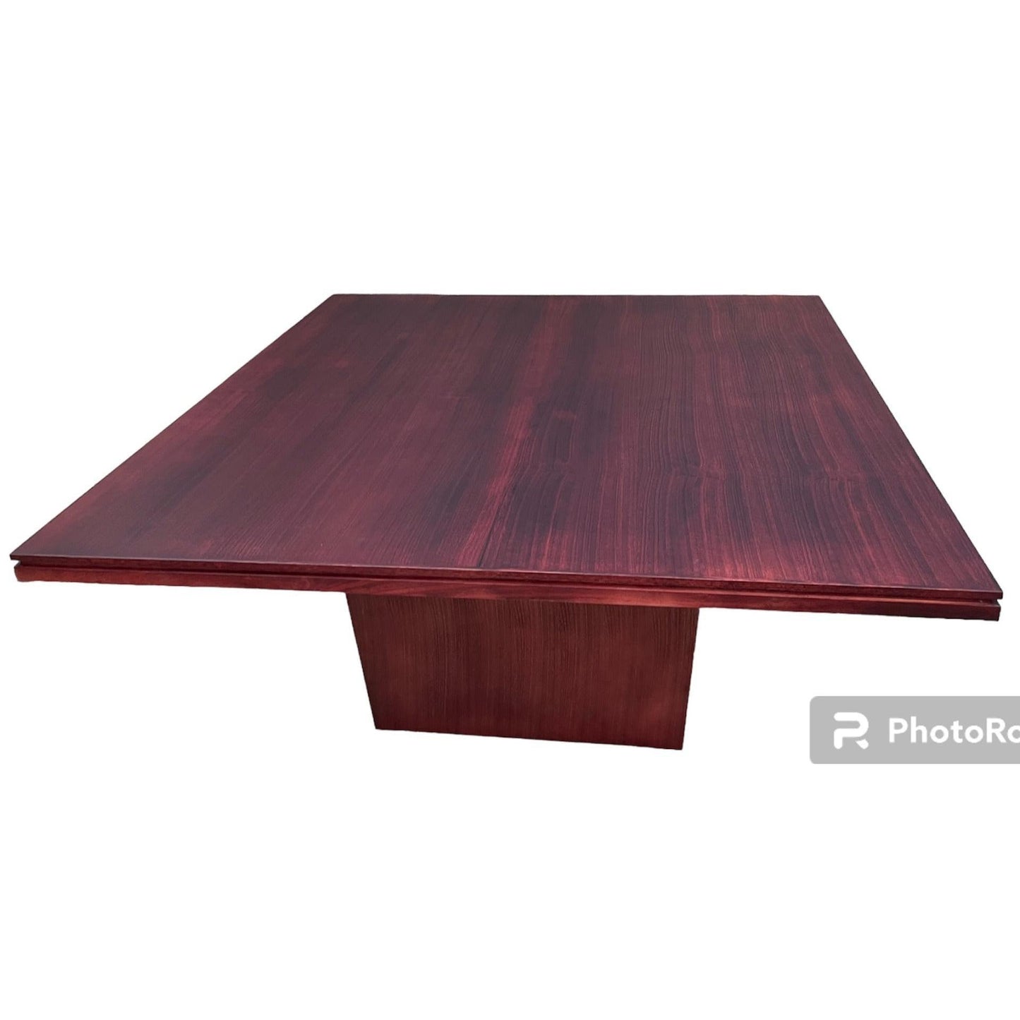 ROSA TASSIE OAK SQUARE DINING TABLE IN DARK WALNUT1800MM MADE TO ORDER - MyChocolateWood