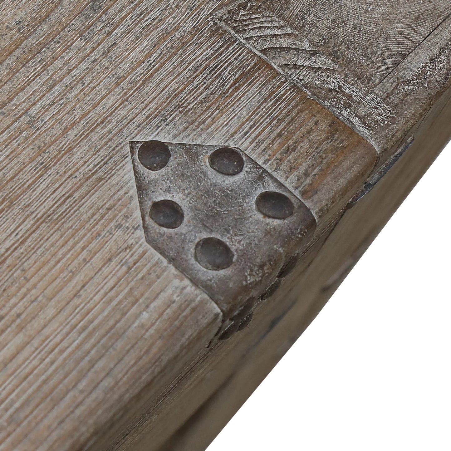 ROWAN SOLID PINE BLOCK CONSOLE TABLE/HALL TABLE - MyChocolateWood