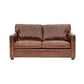 ROXIE AGED LEATHER 2-SEATER SOFA IN TOP GRAIN COW HIDE - MyChocolateWood