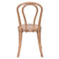 ROYSTON BENTWOOD DINING CHAIR WITH RATTAN SEAT NATURAL - MyChocolateWood