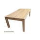 SAILORS AUSTRALIAN MADE AMERICAN OAK DINING TABLE 240CM - MyChocolateWood