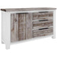 SCARBRO HAMPTONS SOLID ACACIA TIMBER BUFFET SIDEBOARD 1 DOOR 3 DRAWERS - MyChocolateWood