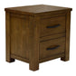 SCOTTI SOLID PINE 2 DRAWER BEDSIDE TABLE NIGHTSTAND AGED SUNDRIED ASH COLOUR