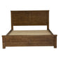 SCOTTI SOLID PINE DOUBLE BED  AGED SUNDRIED ASH COLOUR - MyChocolateWood