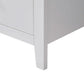 SELENE RUBBERWOOD 2-DRAWER BEDSIDE TABLE WHITE - MyChocolateWood