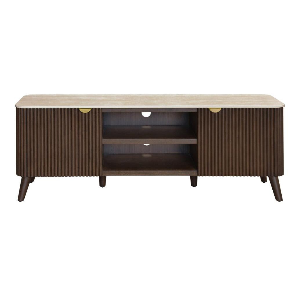 SEVERIN SOLID & VENEER MALAYSIAN HARDWOOD 2-DRAWER/2NICHE ETU