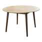 SEVERIN SOLID & VENEER MALAYSIAN HARDWOOD ROUND DINING TABLE  DIA.120CM - MyChocolateWood