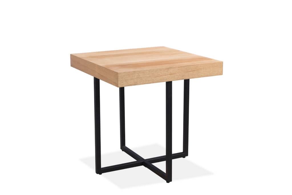 SHERINGHAM ELM TIMBER LAMP TABLE/SIDE TABLE NATURAL - MyChocolateWood