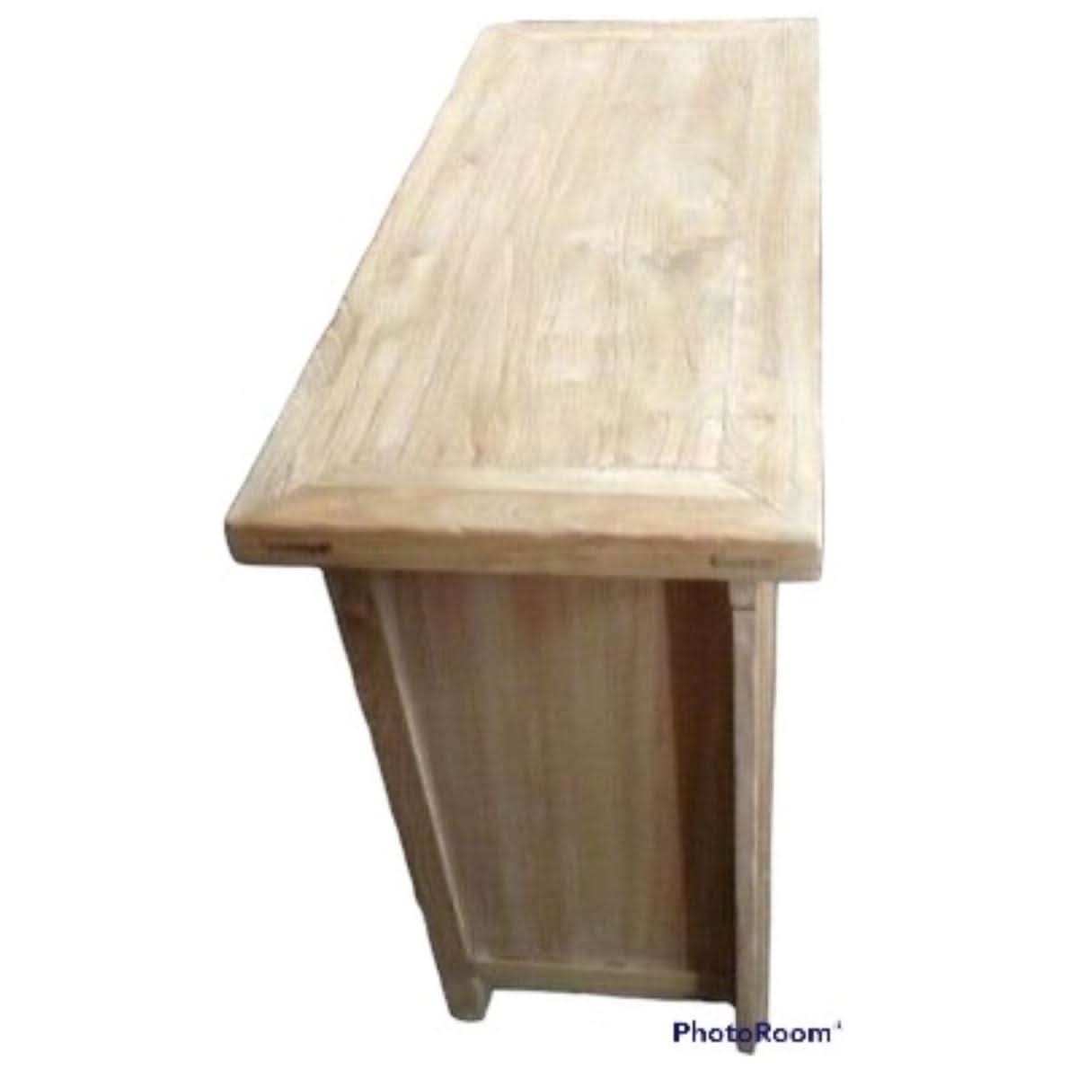 SHULI CHINESE ANTIQUE REPRODUCTION 2-DRAWER 2-DOOR CABINET CUPBOARD RECLAIMED ELM - MyChocolateWood