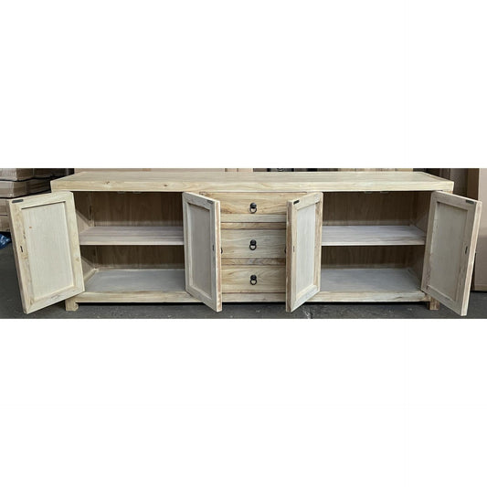 SHULI RECYCLED ELM CHINESE ANTIQUE REPRODUCTION TV UNIT 200CM - MyChocolateWood