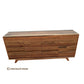 SLAVA 2 DOOR 6 DRAWER SIDEBOARD BUFFET IN SOLID SPOTTED GUM AUSTRALIAN CUSTOM MADE - MyChocolateWood