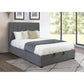 SOMERSET GAS LIFT STORAGE QUEEN  BED DARK GREY
