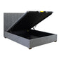 SOMERSET GAS LIFT STORAGE QUEEN  BED DARK GREY