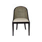 SOUTHAMPTON HAMPTONS RATTAN DINING CHAIR/ LOUNGE CHAIR IN BLACK SHADOW - MyChocolateWood