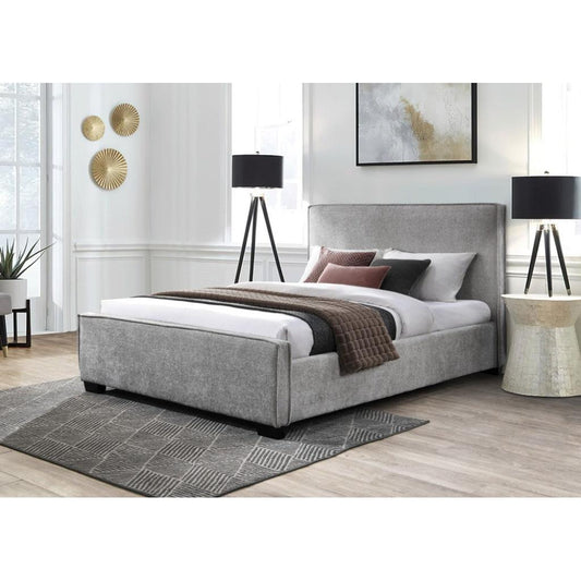 SPERLING FABRIC KING BED IN GREY