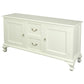 STEWART QUEEN ANN STYLE SOLID MAHOGANY 2 DOORS SIDEBOARD/BUFFET 2 DRAWERS SOLID WHITE 160CM - MyChocolateWood