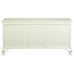 STEWART QUEEN ANN STYLE SOLID MAHOGANY 2 DOORS SIDEBOARD/BUFFET 2 DRAWERS SOLID WHITE 160CM - MyChocolateWood