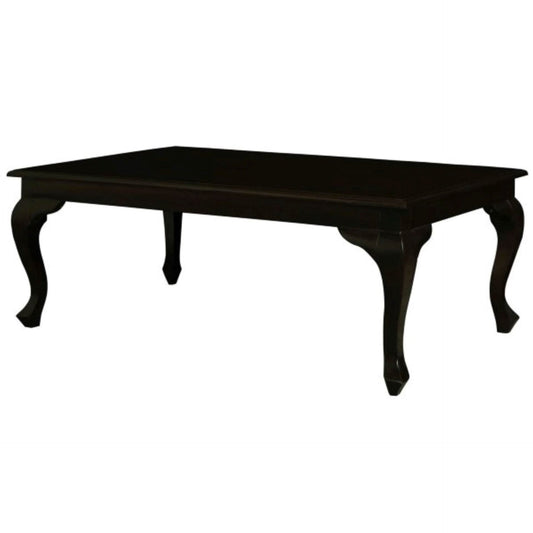 STEWART QUEEN ANN STYLE SOLID MAHOGANY COFFEE TABLE IN CHOCOLATE COLOUR 120CM - MyChocolateWood
