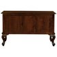 STEWART QUEEN ANN STYLE SOLID MAHOGANY SOFA TABLE IN MAHOGANY COLOUR 2 DOORS 2 DRAWERS 130CM - MyChocolateWood