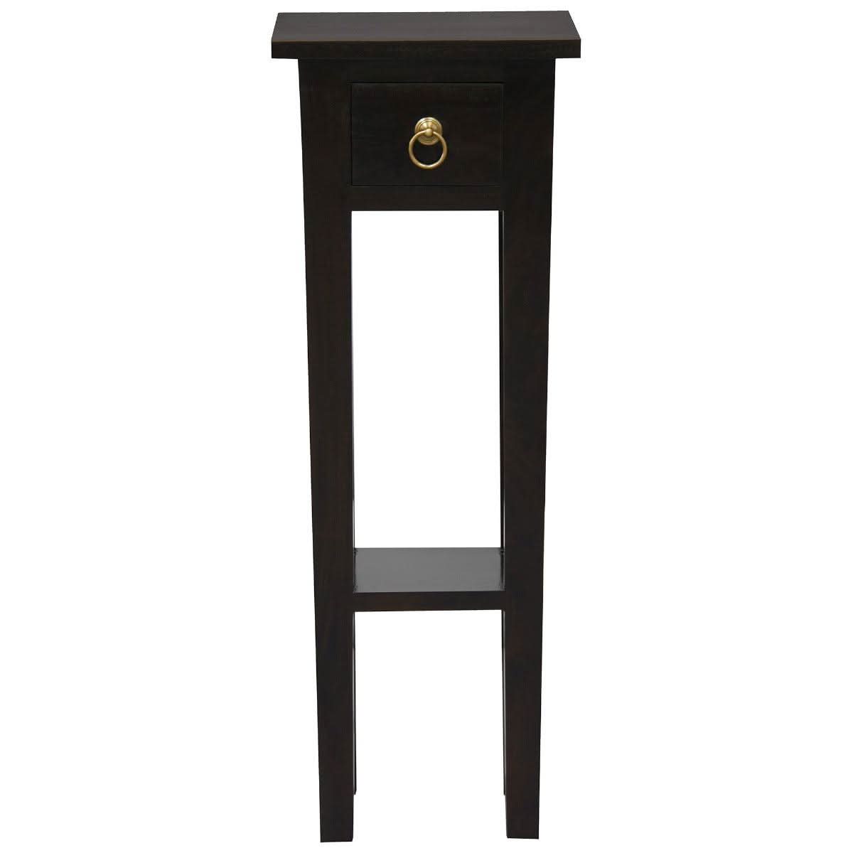 STRAIGHT SOLID MAHOGANY TIMBER PLANT STAND - CHOCOLATE - MyChocolateWood