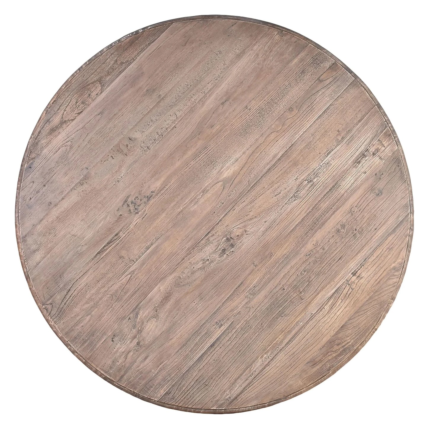 SULLIVAN RECLAIMED ELM ROUND DINING TABLE 180CM - MyChocolateWood
