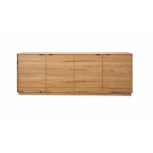 TAMWORTH 4 DOOR BUFFET/SIDEBOARD IN MARRI WOOD - NATURAL - MyChocolateWood