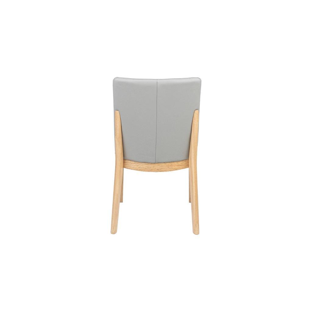 TAMWORTH MARRI WOOD 9 PIECE DINING SET -1 DINING TABLE 240CM & 8 PEWTER LEATHER DINING CHAIRS - MyChocolateWood