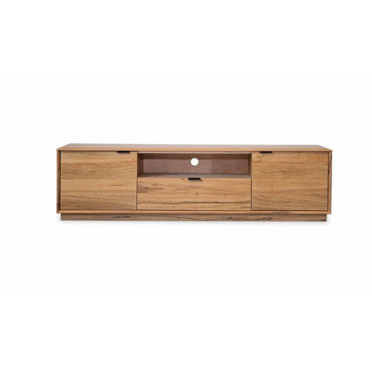 TAMWORTH MARRI WOOD TV UNIT 1 DRAWER 2 DOORS NATURAL - MyChocolateWood