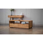 TAMWORTH SOLID MARRI WOOD COFFEE TABLE 2 DRAWERS - NATURAL - MyChocolateWood