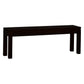 TANAKA 150CM SOLID MAHOGANY DINING TABLE + 2 BENCHES IN CHOCOLATE - MyChocolateWood